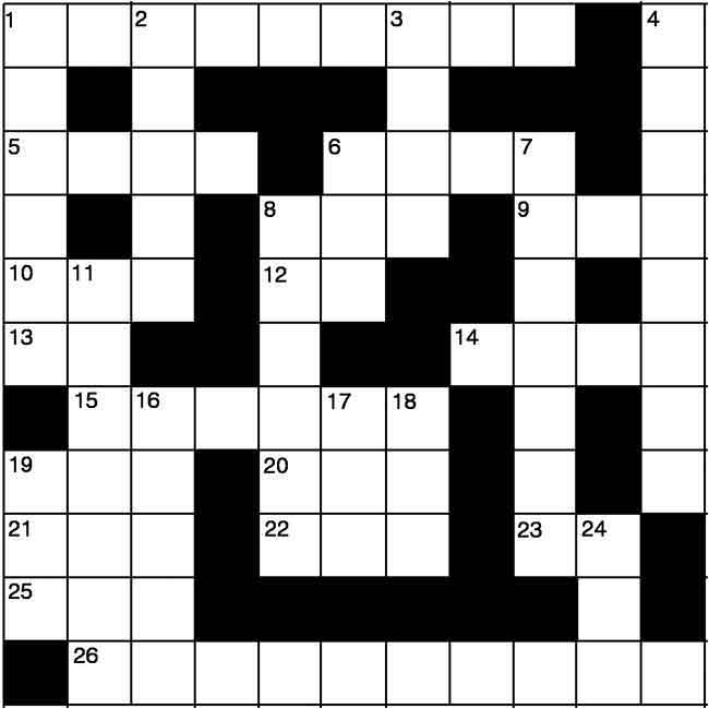 Crossword 1