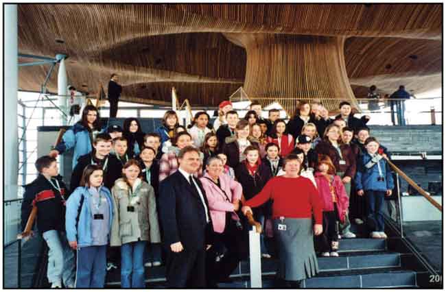 Carrog School at the Welsh Assembly